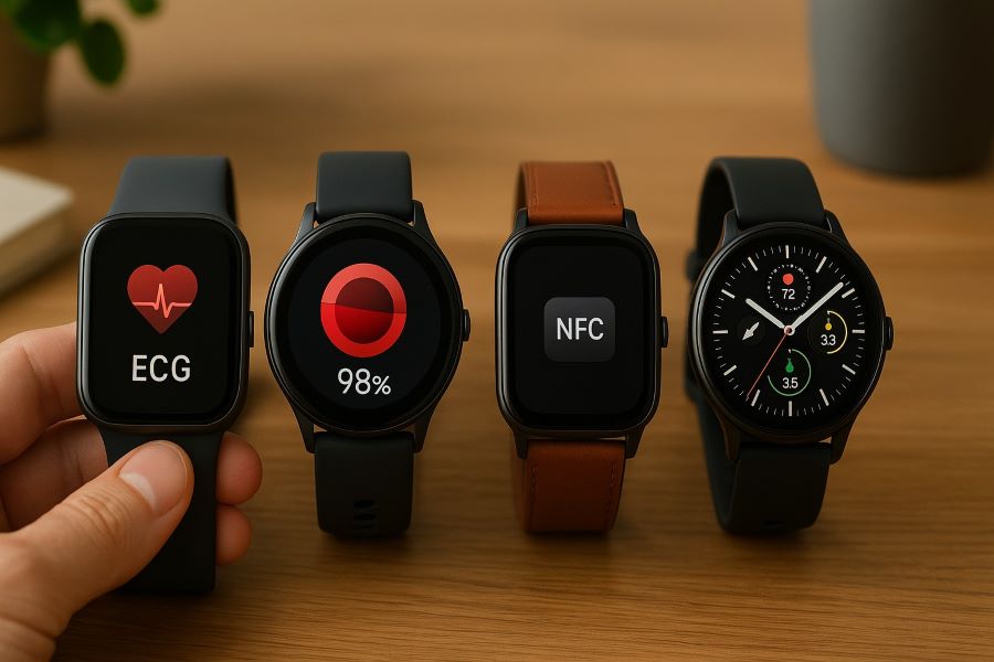 Умные часы из Поднебесной: ориентируемся в функциях и размере — ЭКГ, SpO₂, NFC и что реально пригодится ⌚️