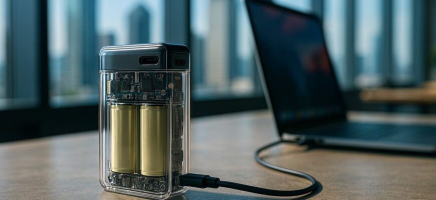 Прозрачные power bank’и 2025: видно, сколько заряда осталось — и это подкупает 🔋💎