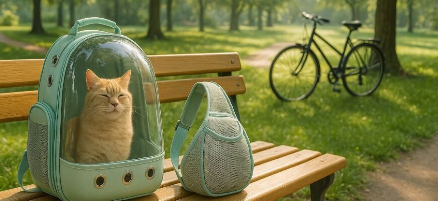 Рюкзак-переноска для кошек: как пять «сумок-космических кораблей» перевернули прогулки с хвостом 🚀🐱